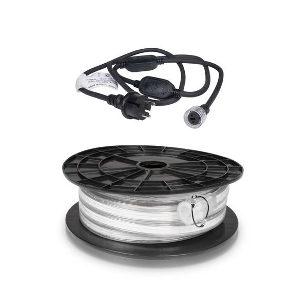 LED-list / Arbetsbelysning AGGE COB 230V - 1500 lm/m, 10 m, 1 st + Nätsladd