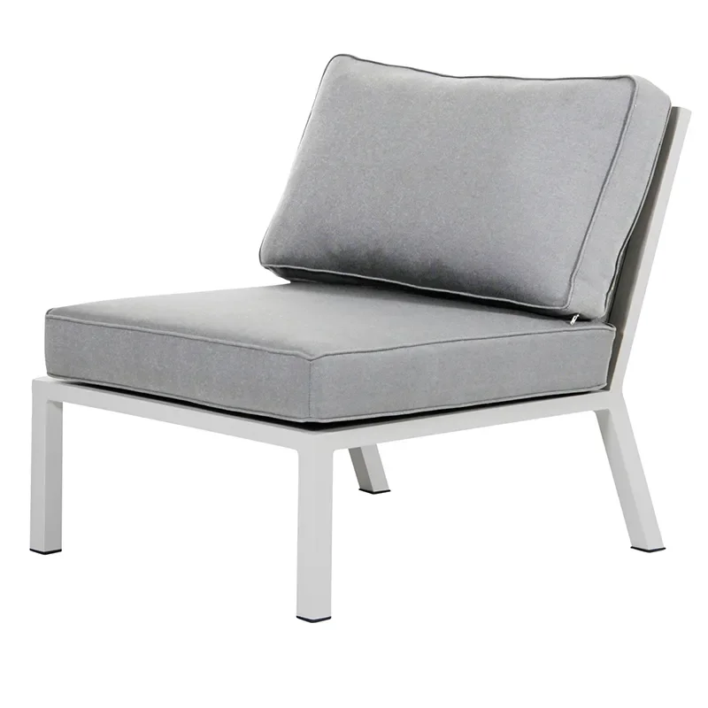 Brafab, Belfort mittdel   inkl dynor vit / Peral Grey