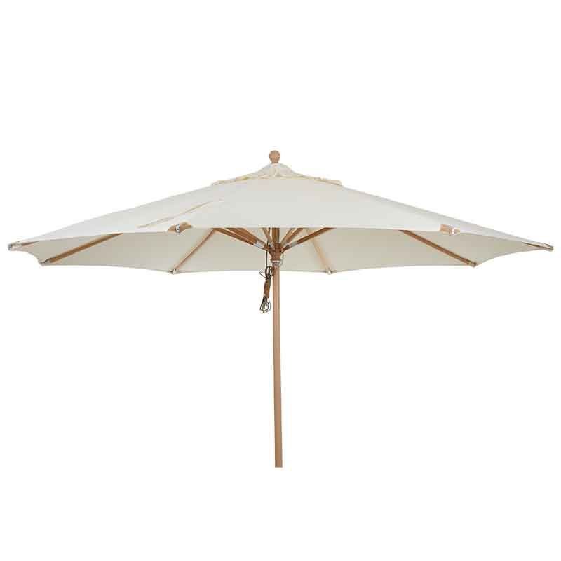 Brafab, Parma träparasoll 350 cm natur