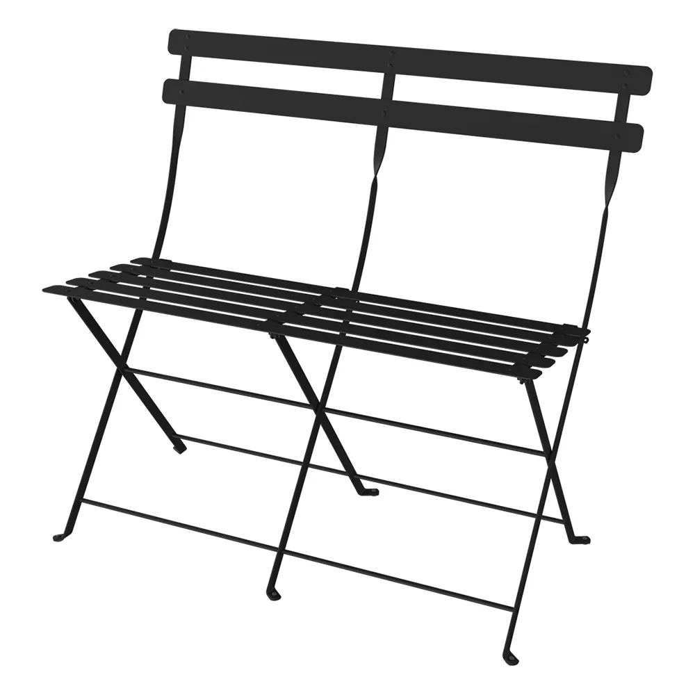 Fermob, Bistro 2-sits soffa Liquorice