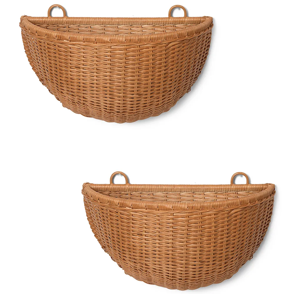 Ferm Living, Flätade väggkorgar 2-pack