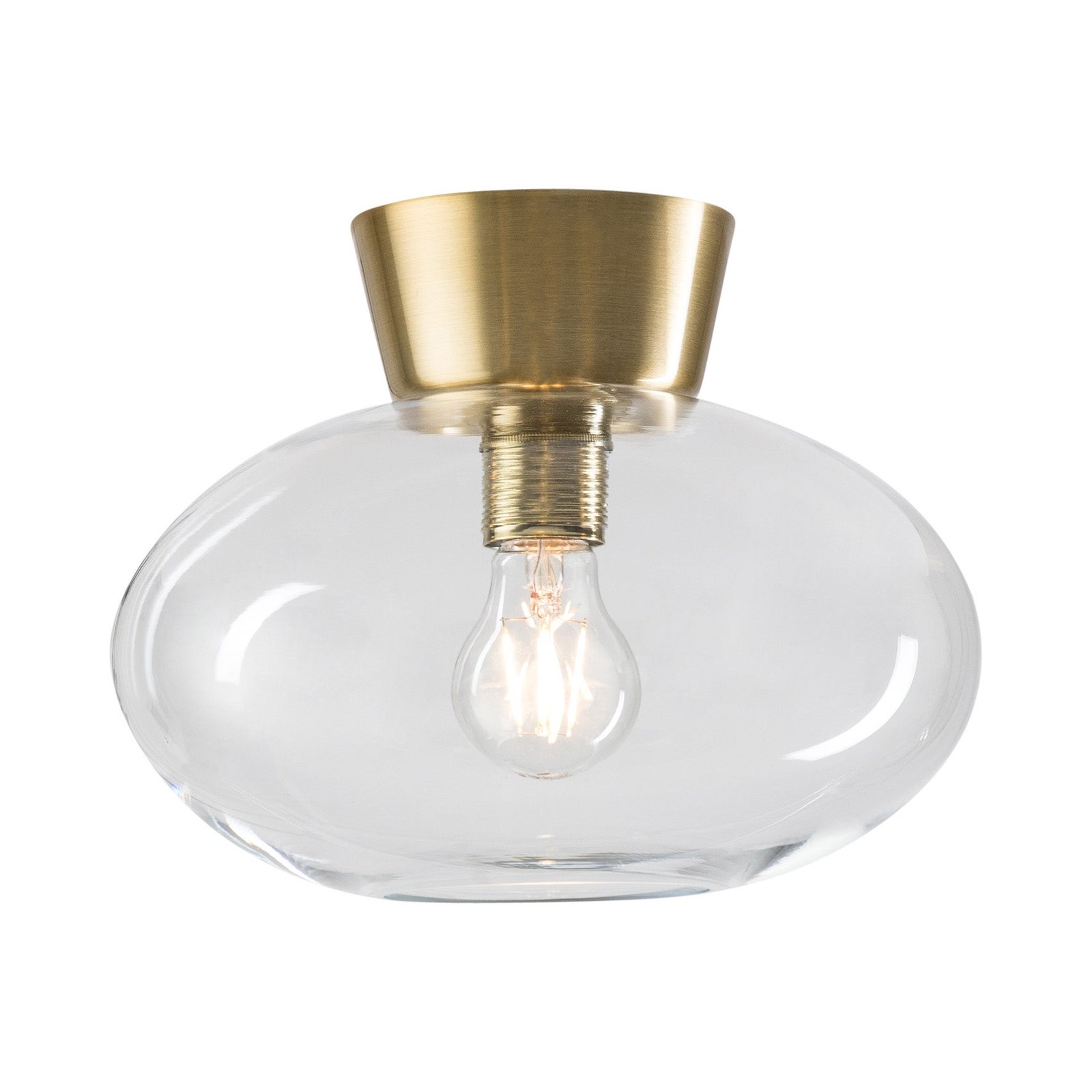 Belid, Bullo Plafond D270 Oxid/Klarglas