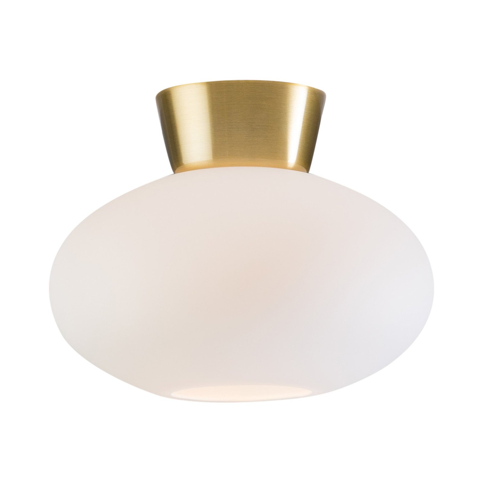 Belid, Bullo Plafond D270 Mässing/Opalglas