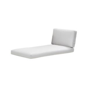 Cane-line, Connect Dynset Vit, Sunbrella Natte Schäslong