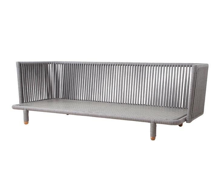 Cane-line, Moments 3-Pers. Soffa Grey