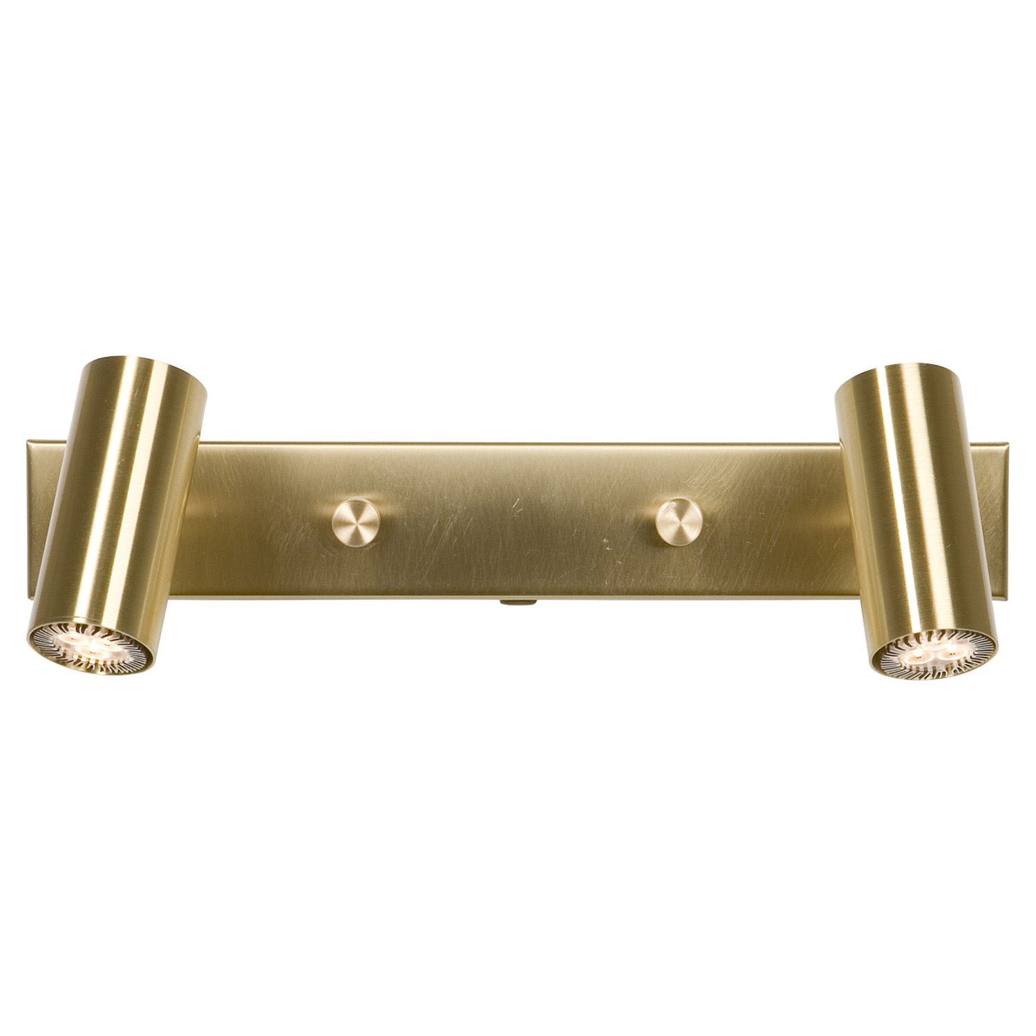 Belid, Cato Vägglampa Blankslipad Mässing Dubbel Mr11 Inkl Ljuskälla