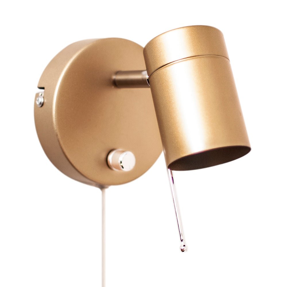 by Rydéns, Correct mini vägglampa Guld