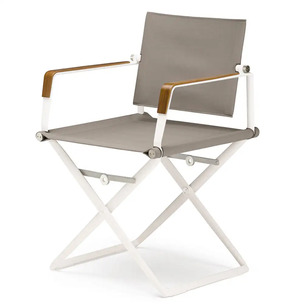 Dedon, Seax karmstol Svart/Teak/Taupe