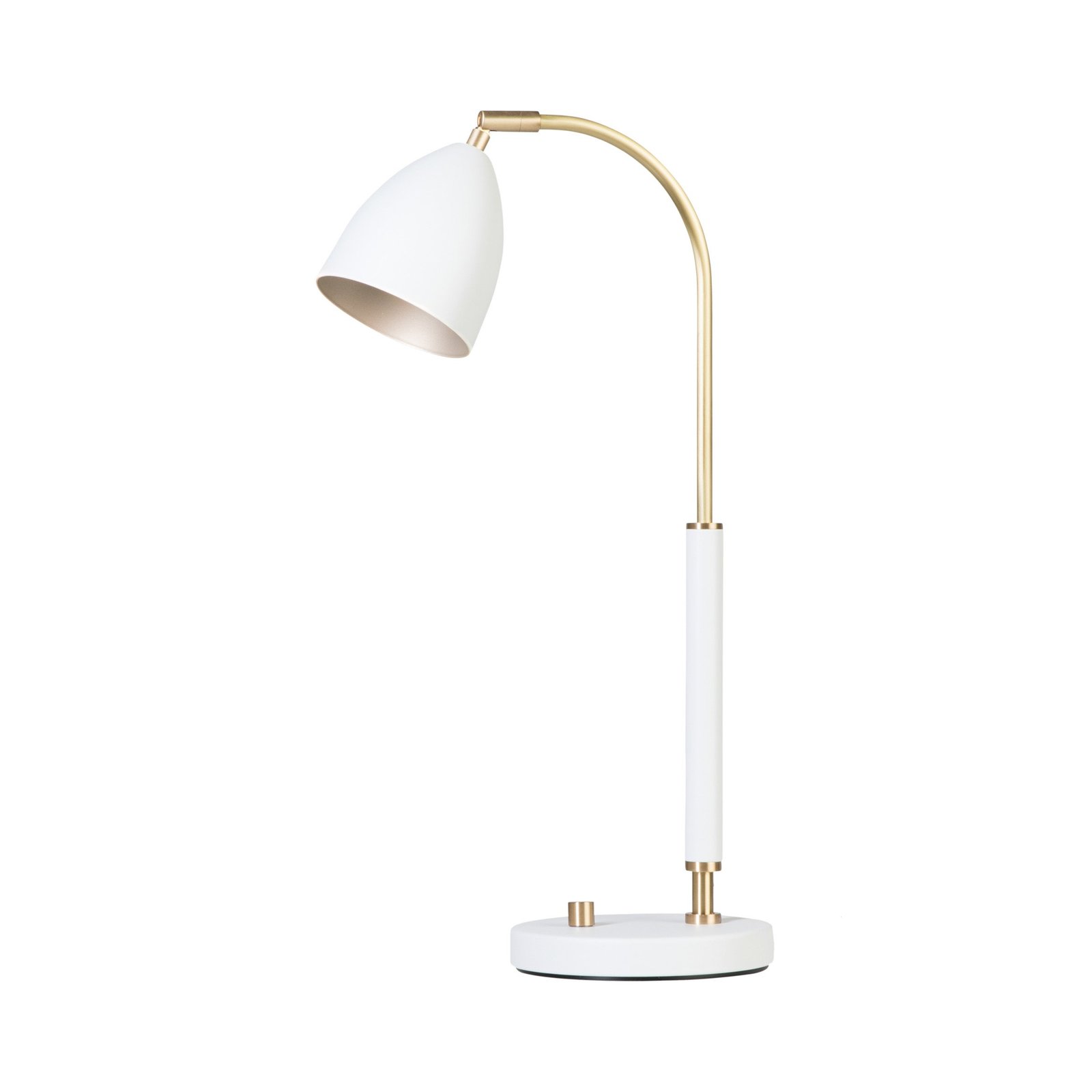 Belid, Deluxe Bordslampa Vit/Mässing Mr16 Inkl Ljuskälla