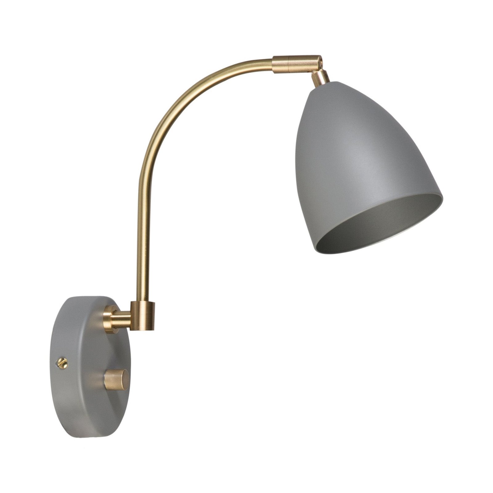 Belid, Deluxe Vägglampa Varmgrå/Mässing Mr16 Inkl Ljuskälla