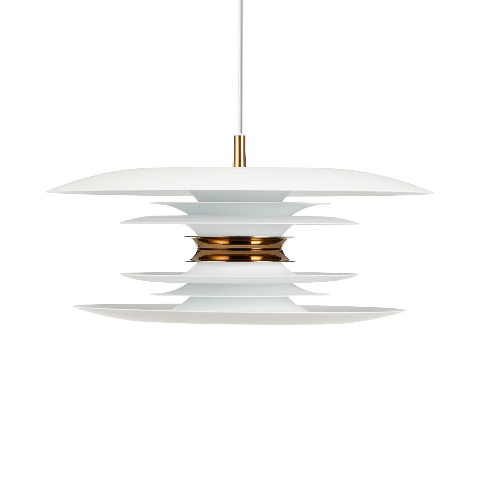 Belid, Diablo Pendel D400 Vit/Mässing E14  Inkl Ljuskälla