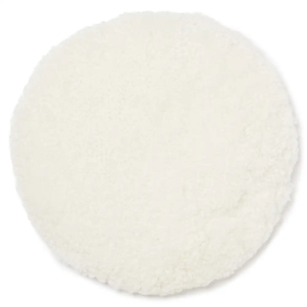 Skinnwille, Curly Sittdyna ø34 cm White