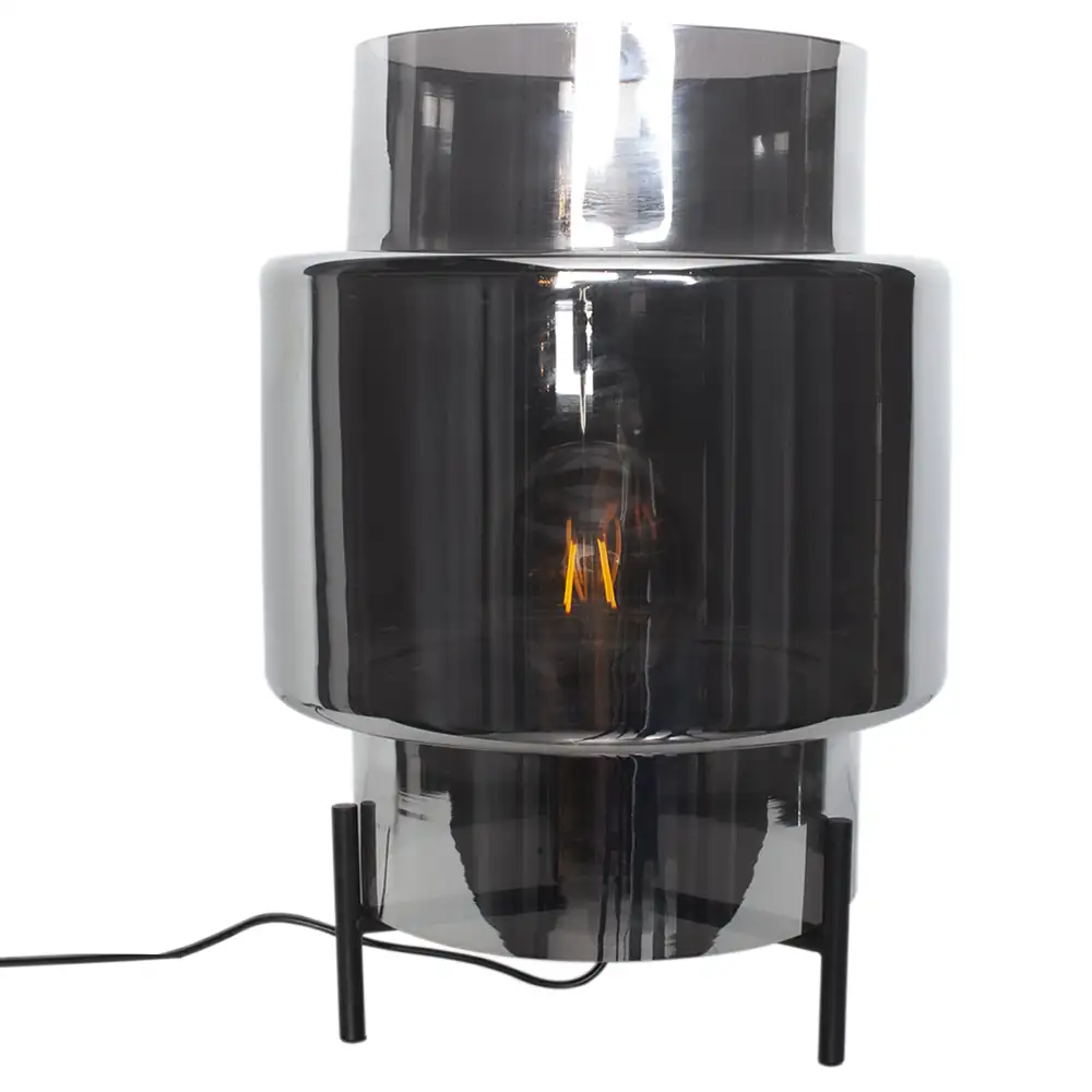 by Rydéns, Ebbot Bordslampa H37cm Rökgrå