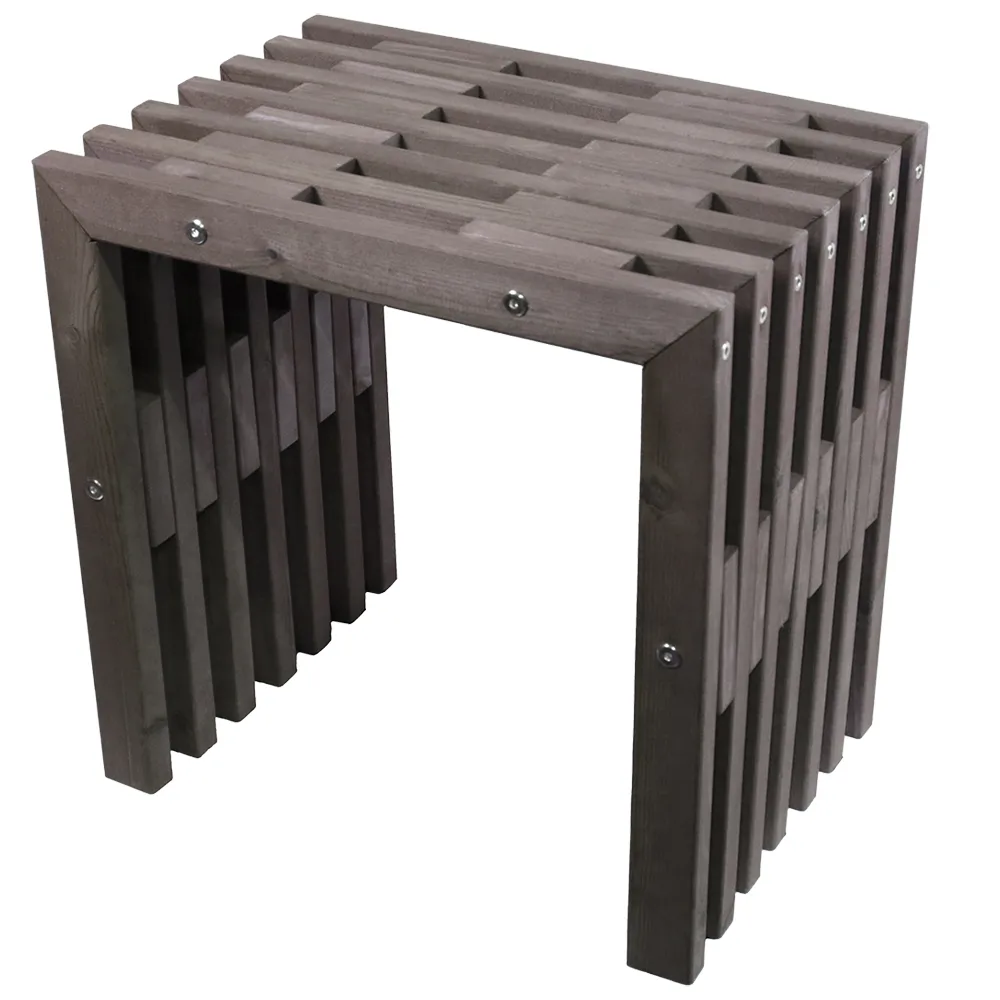 Hillerstorp, D-Bench 45 cm gråoljad furu