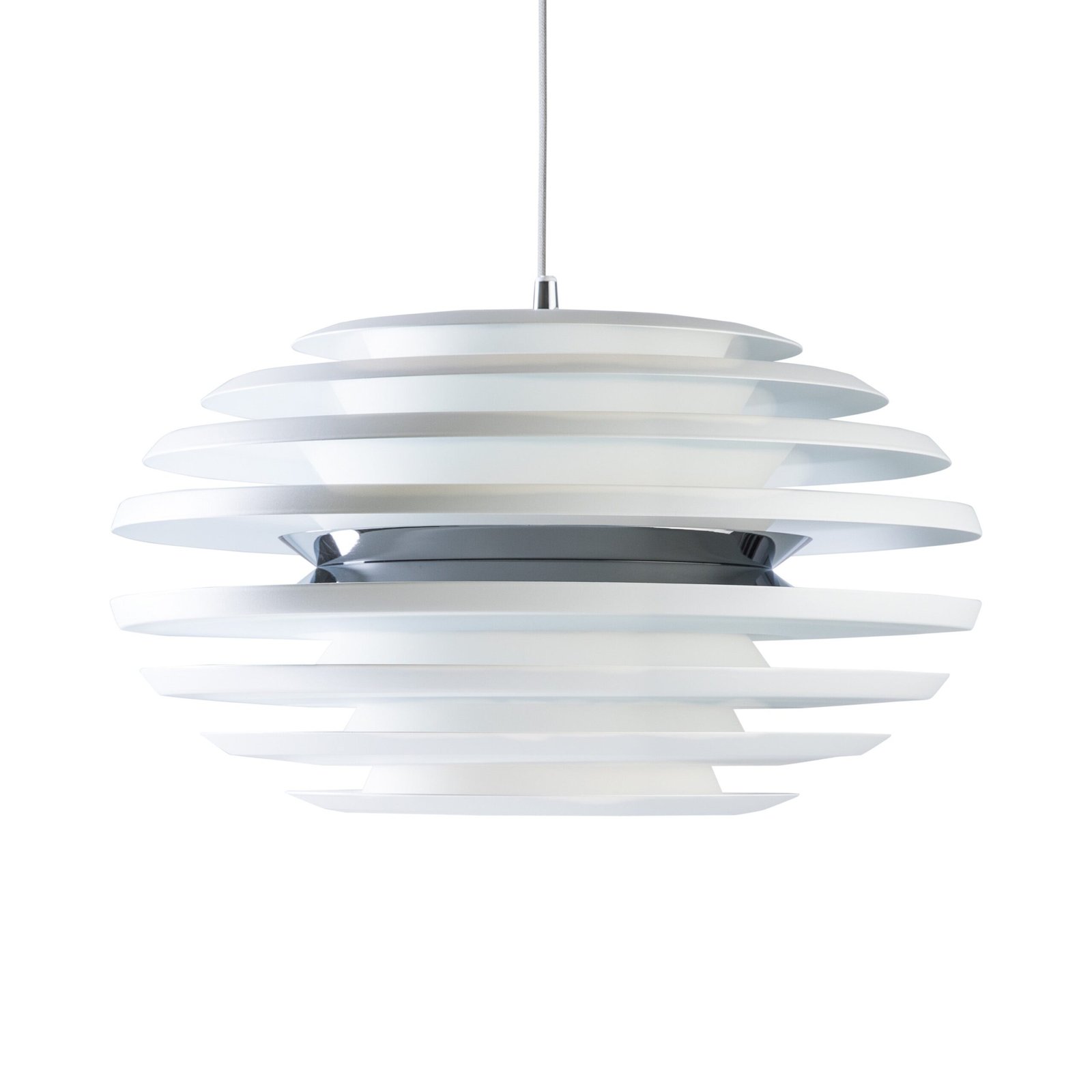 Belid, Ellipse Pendel D500 Mattvit/Krom