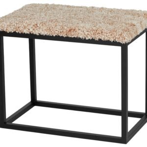 Skinnwille, Palle Bänk 60x35 cm Toffée/Black