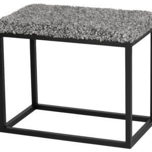 Skinnwille, Palle Bänk 60x35 cm Stone/Black