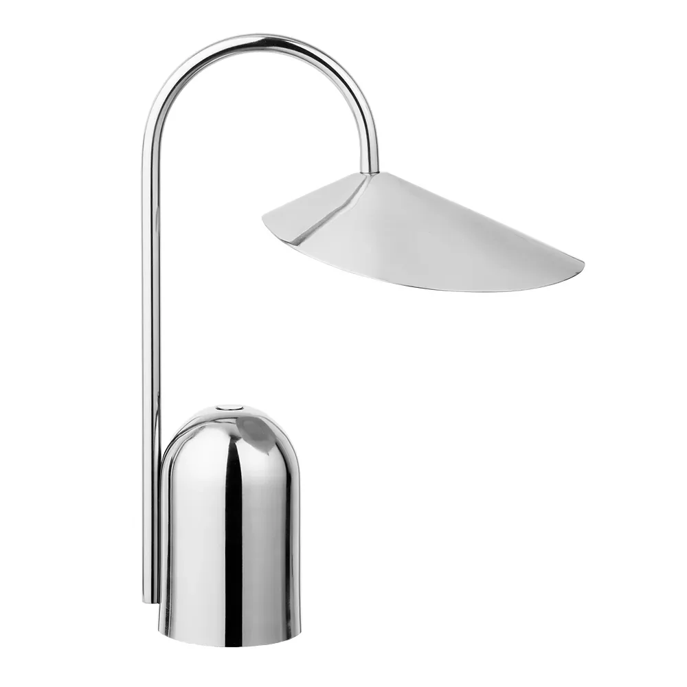 Ferm Living, Arum Portabel Lampa Stainless Steel