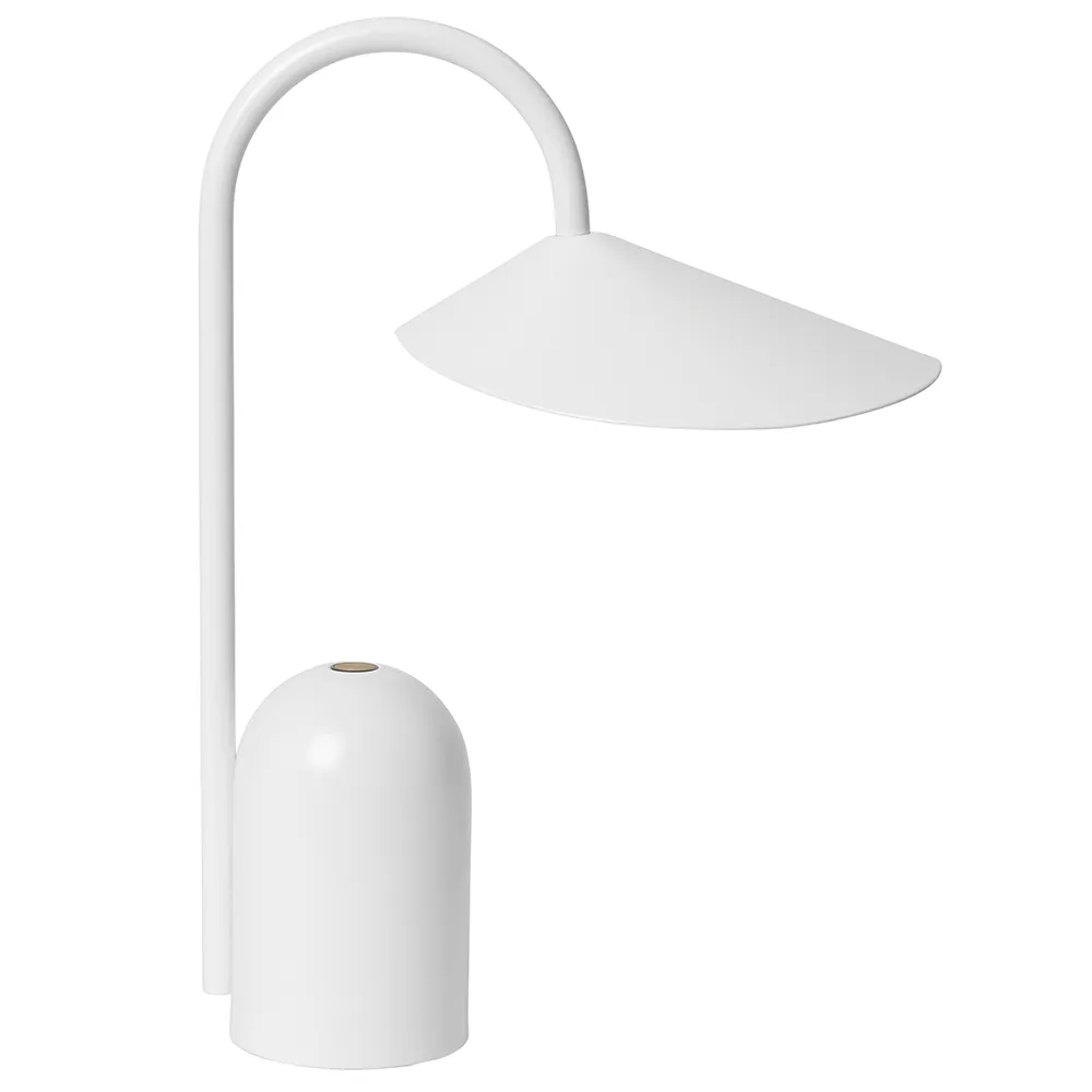 Ferm Living, Arum Portabel Lampa White