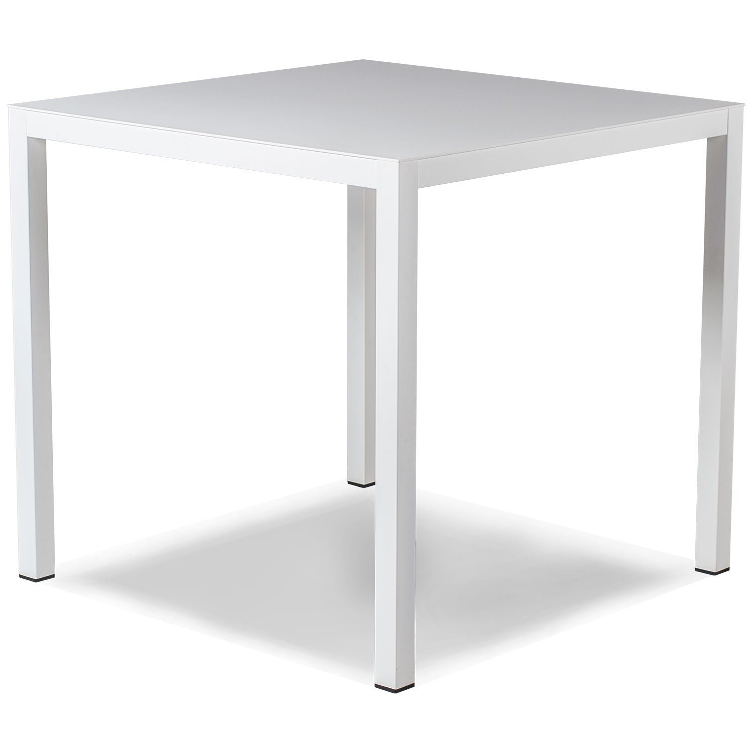 Fiam, Aria matbord 70x70 cm white aluminium