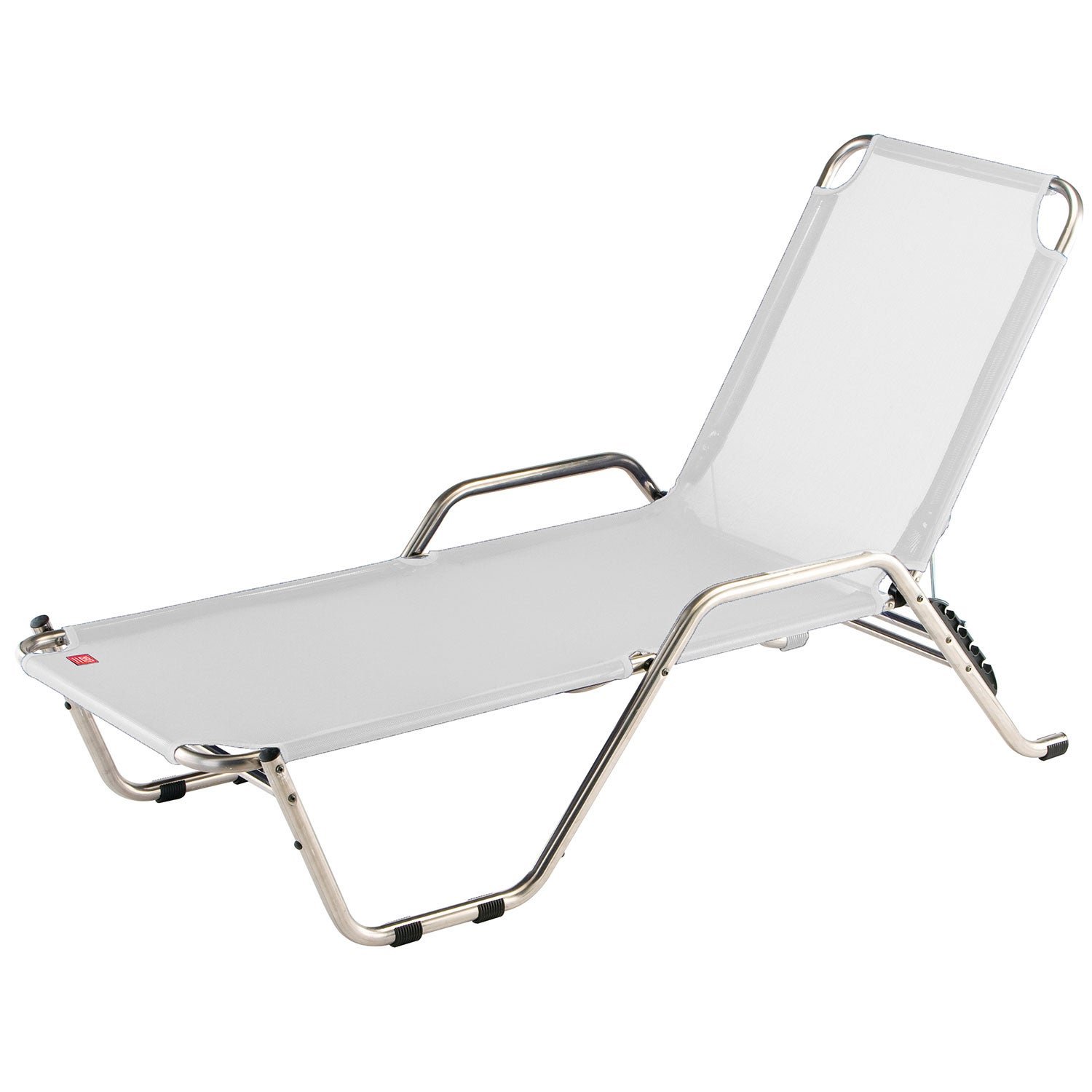 Fiam, River solsäng white aluminium