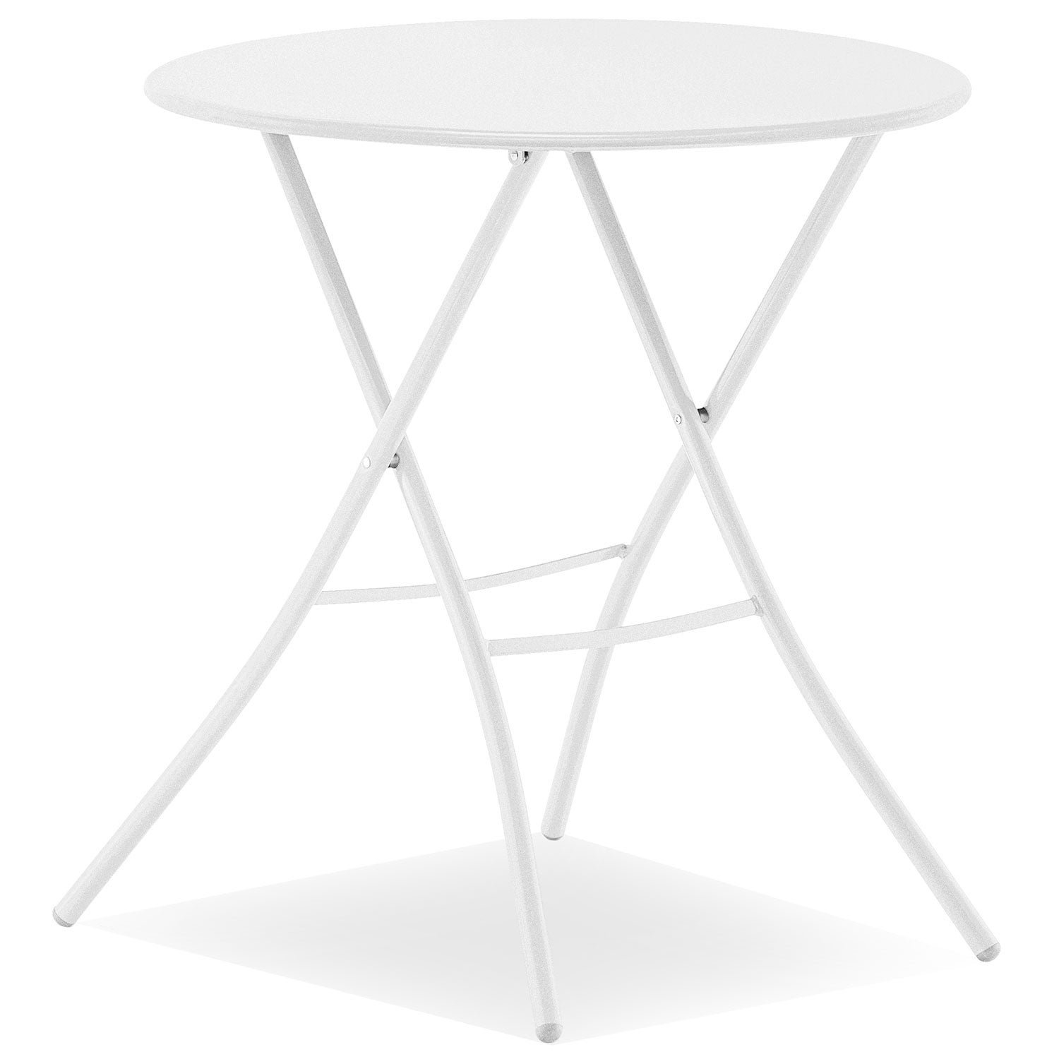 Fiam, Sirio cafébord 67 cm white matt stål