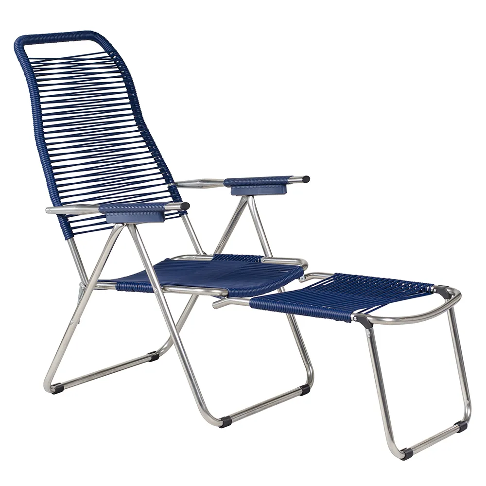 Fiam, Spaghetti footrest blue matt aluminium