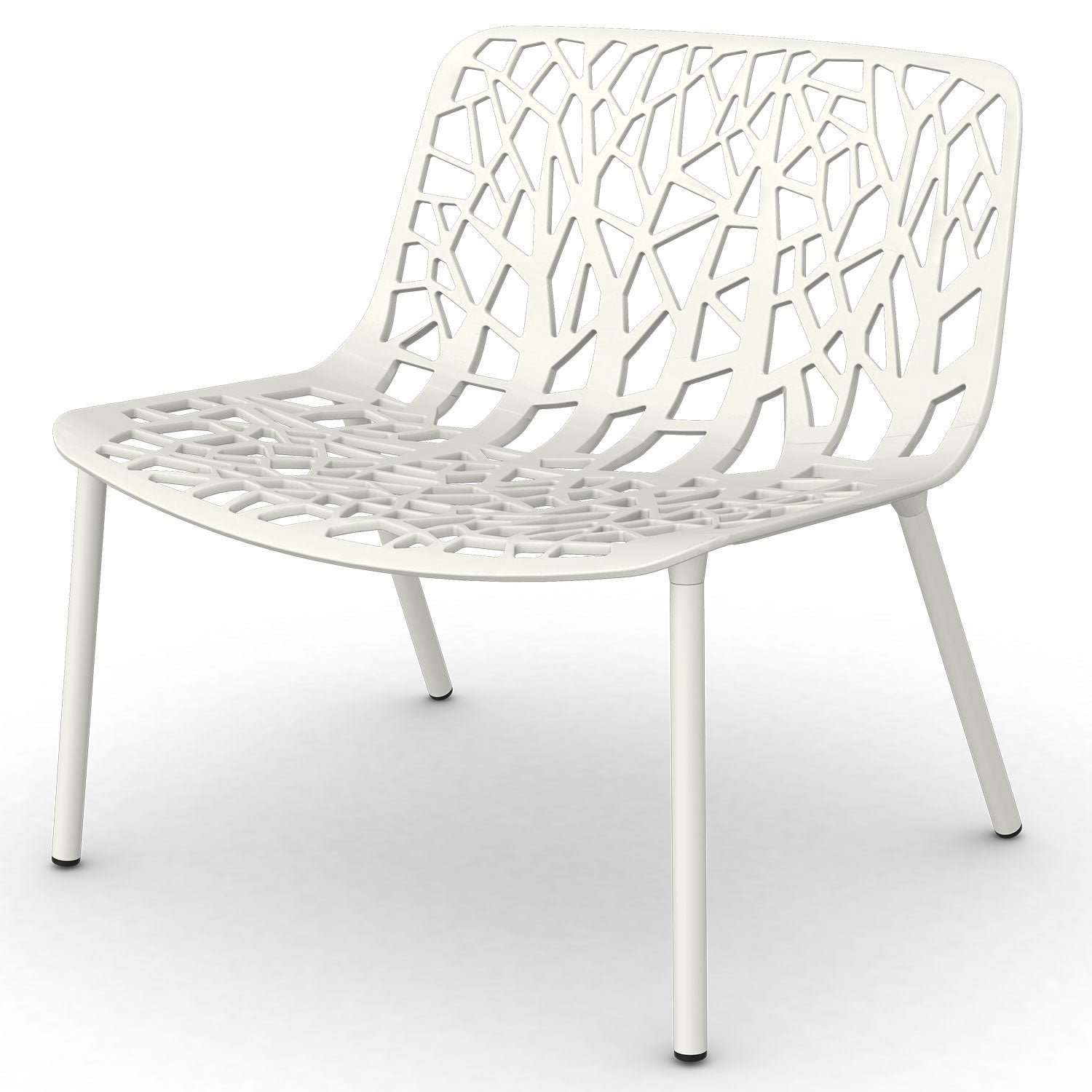 Fast, Forest loungefåtölj White