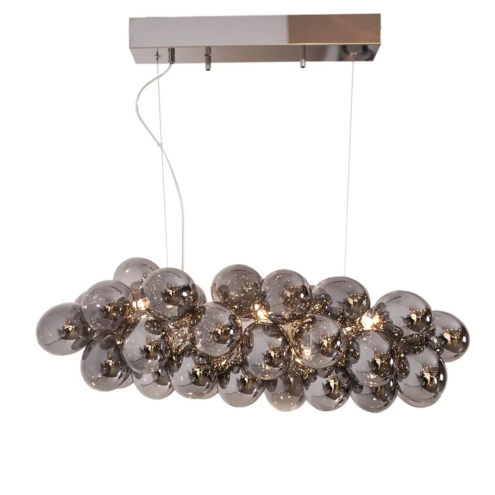 by Rydéns, Gross Bar taklampa Rökgrå