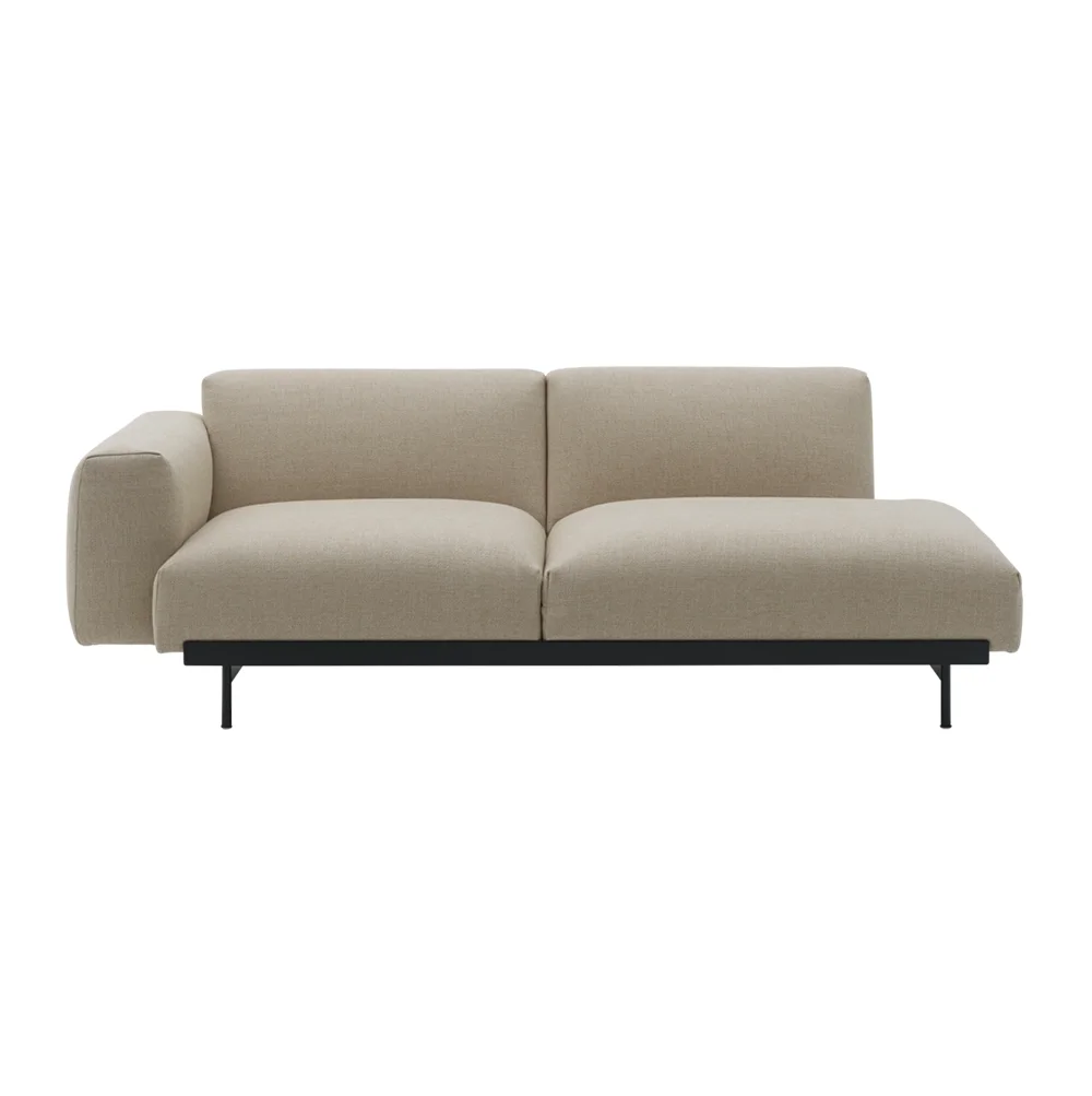 Muuto, In Situ Modulsoffa 2-sits Config 3 - Ecriture240/Black