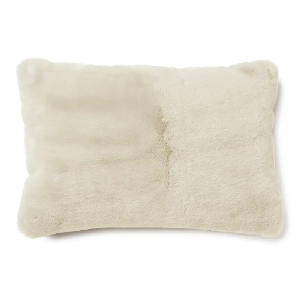 Skinnwille, Fluffy kuddfodral 40x60 cm Beige