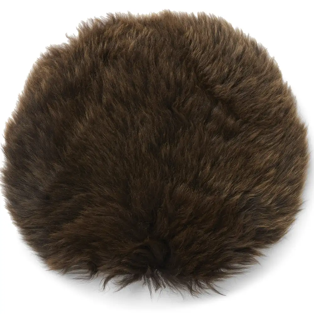 Skinnwille, Gently seat cover 34 cm ø Natural Brown