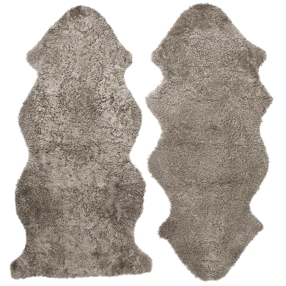 Skinnwille, Curly fårskinn 1,5 Sahara/Lightbrown