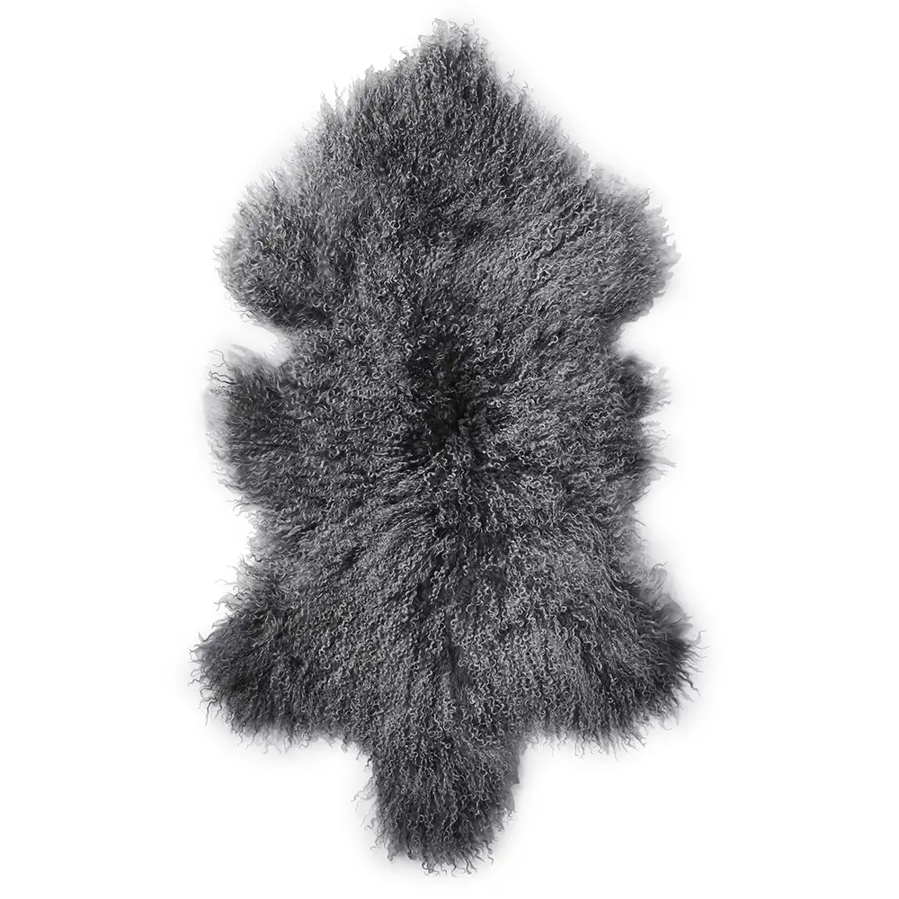 Skinnwille, Shansi Fårskinn 55x95 cm Grey