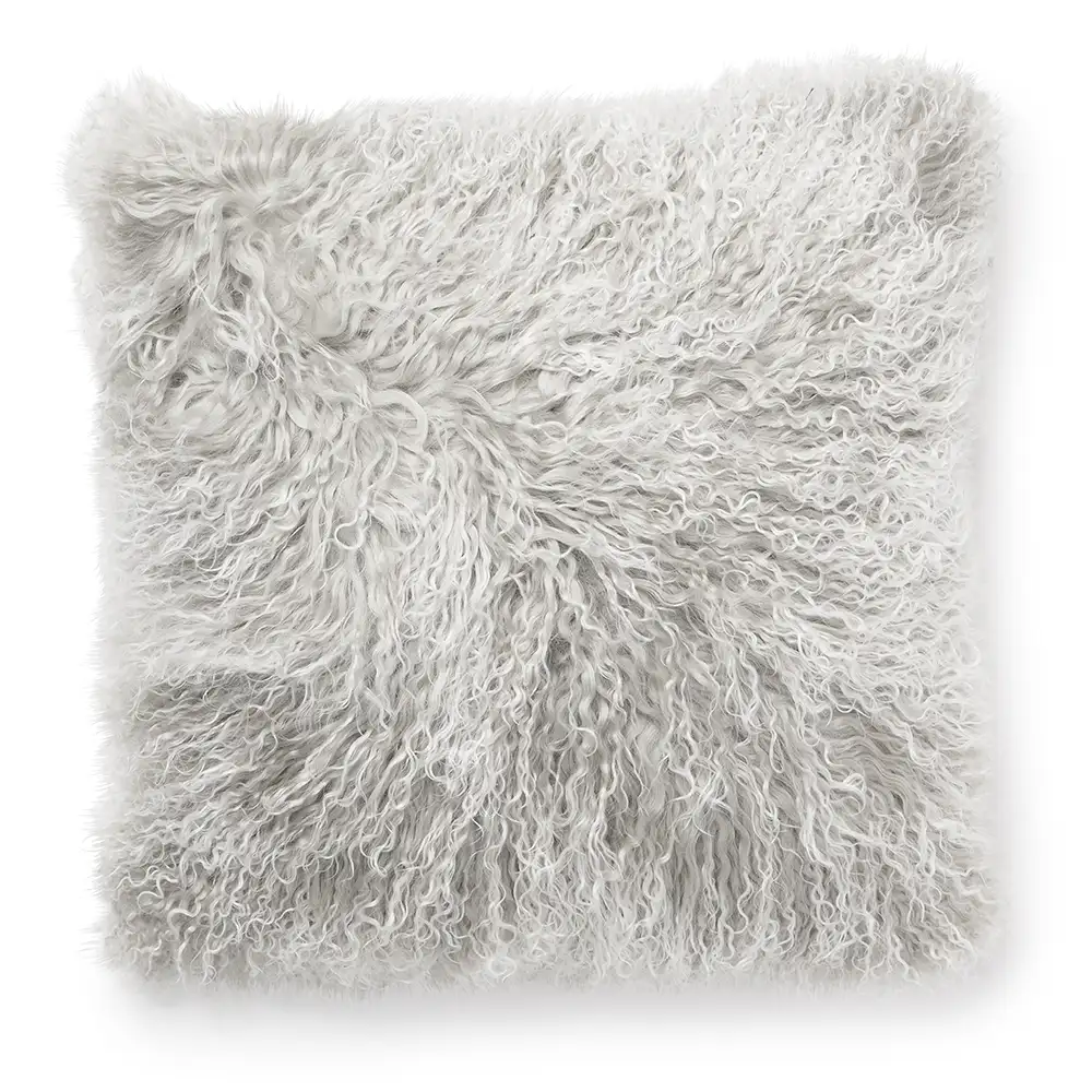 Skinnwille, Shansi Kuddfodral 40x40 cm Lightgrey