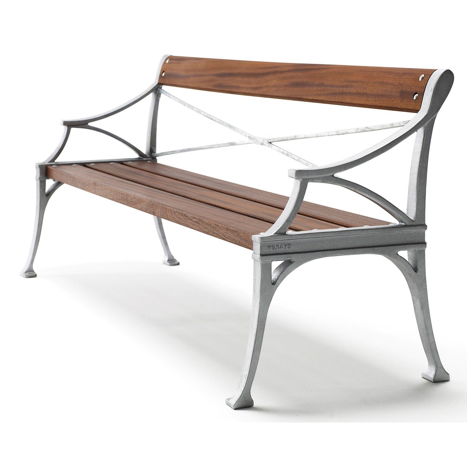 Byarums Bruk, Lessebo soffa natur / oljad mahogny