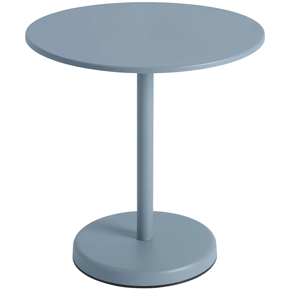 Muuto, Linear Steel Cafébord Ø70 cm Pale Blue