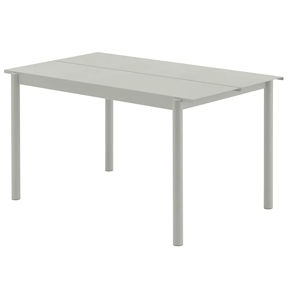 Muuto, Linear Steel Matbord 140X75 cm Grey
