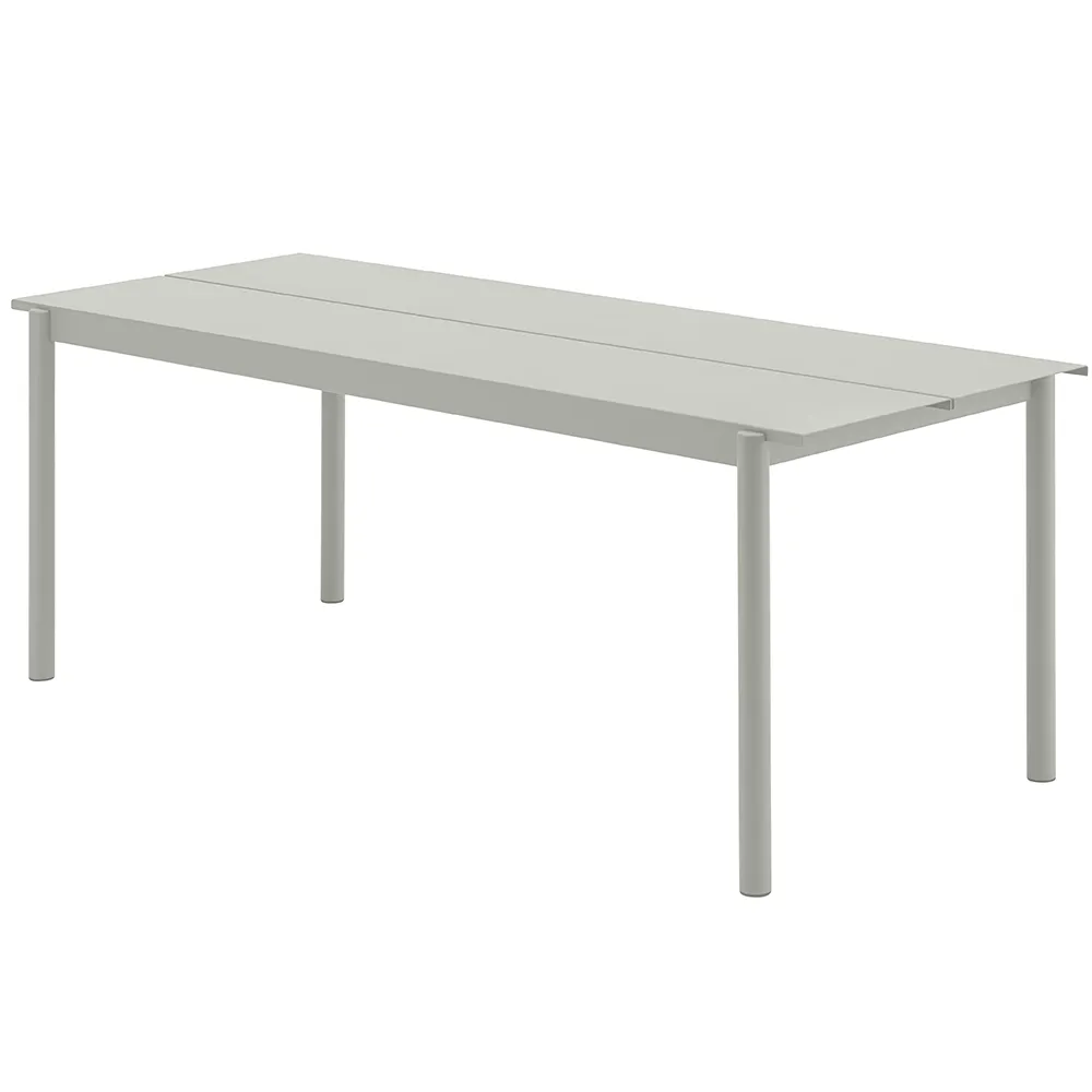 Muuto, Linear Steel Matbord 200X75 cm Grey