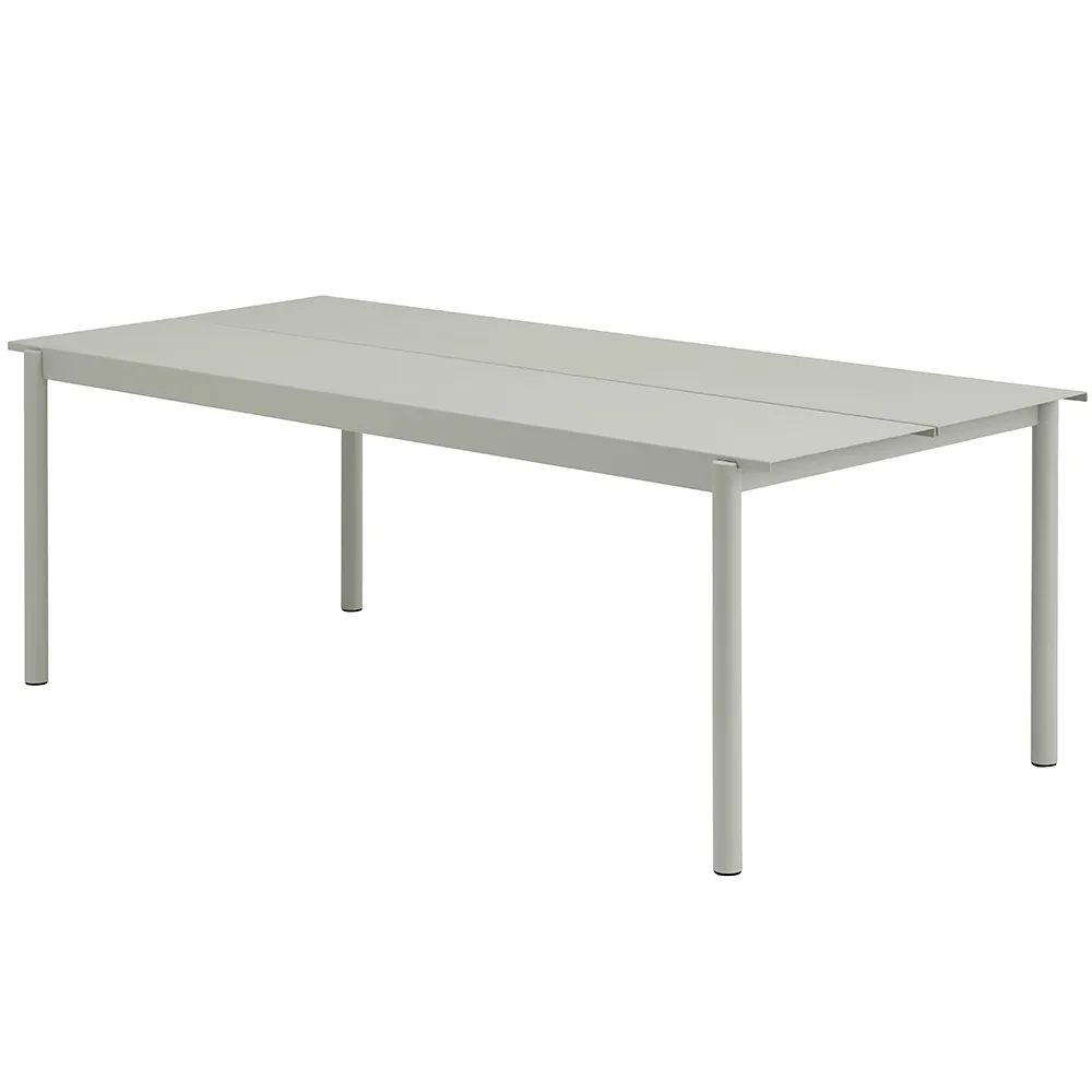 Muuto, Linear Steel Matbord 220x90 cm Grey