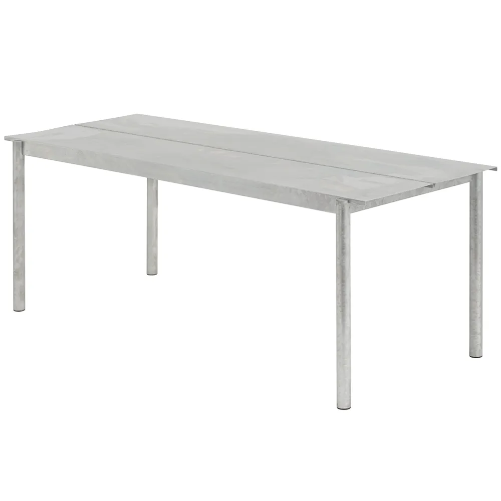 Muuto, Linear Steel Matbord 200X75 cm Warm Galvanized Steel