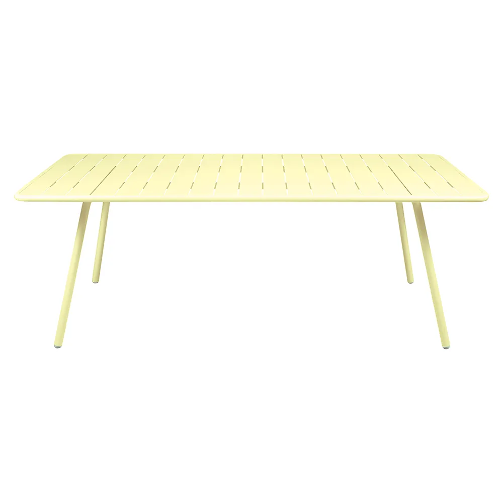 Fermob, Luxembourg matbord 100x207 cm Frosted Lemon