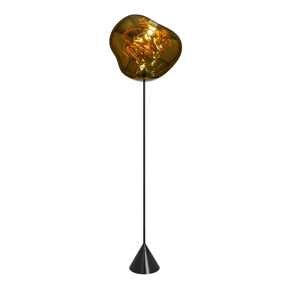 Tom Dixon, Melt Cone Slim Golvlampa Gold LED