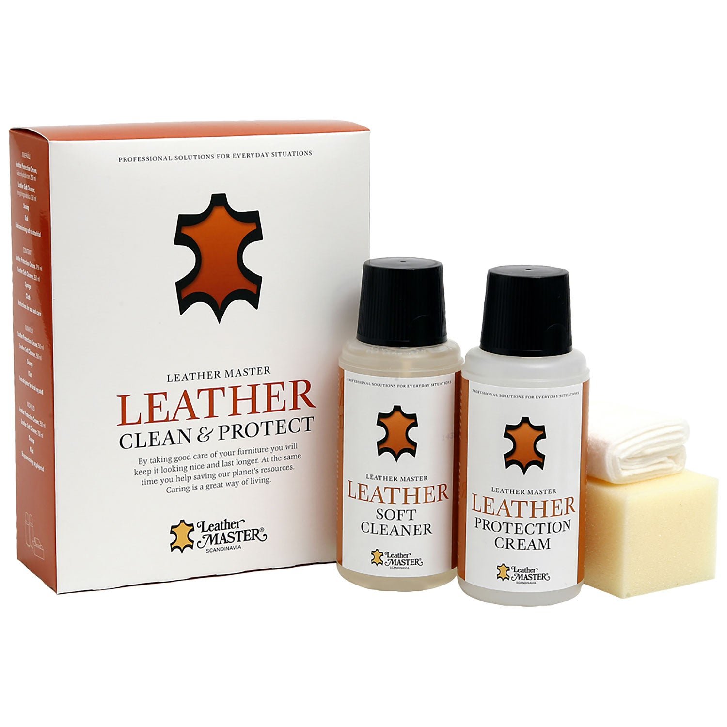 Leather Master, Läder rengöring & skydd maxi-kit