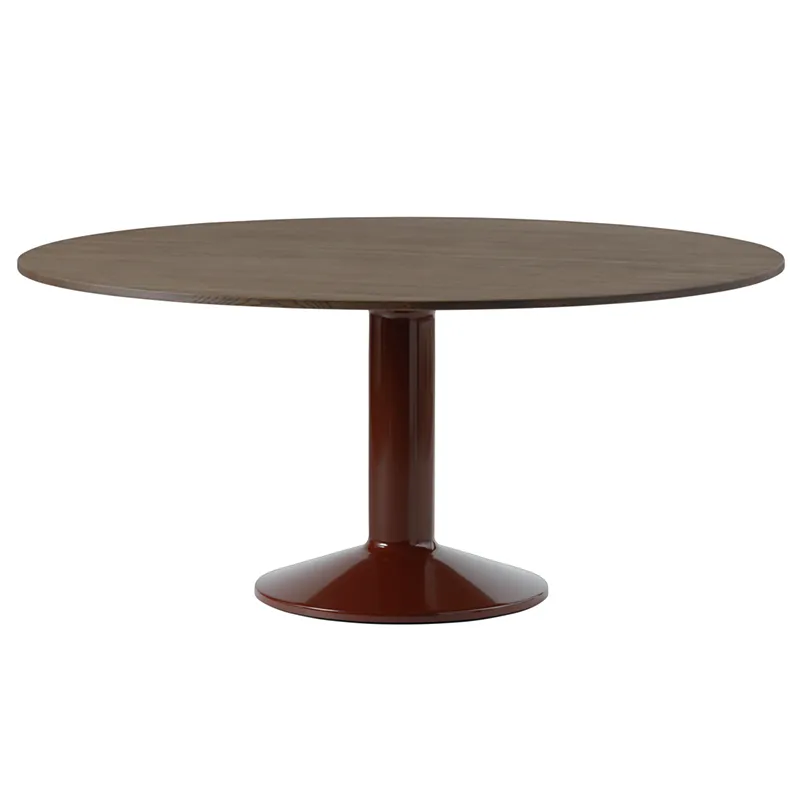Muuto, Midst matbord 160 cm - Dark Oiled Oak Dark Red