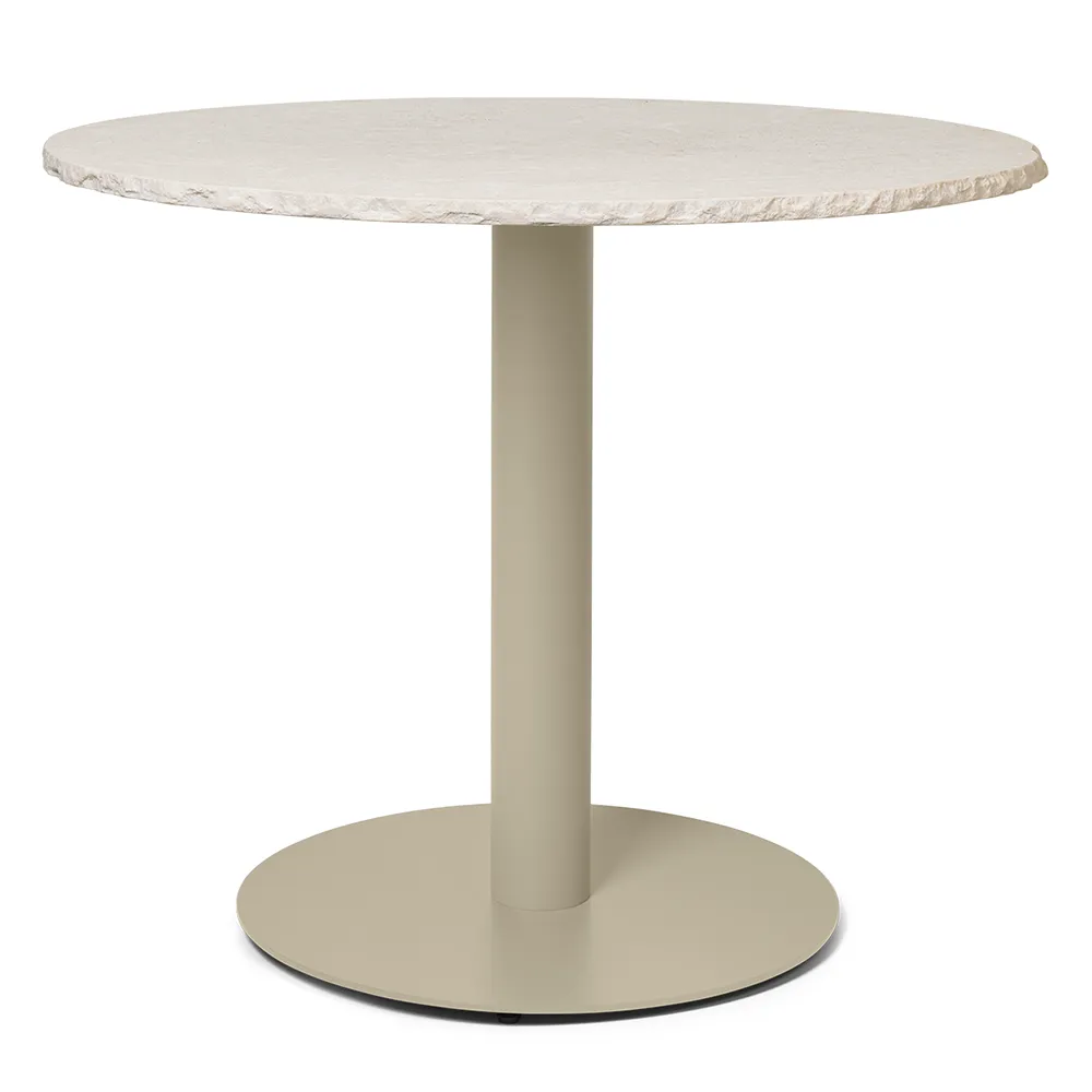 Ferm Living, Mineral Matbord - Bianco Curia/Cashmere