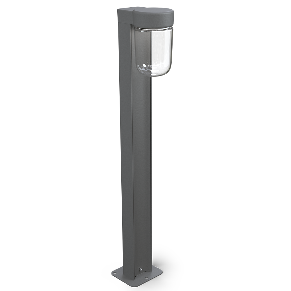 Belid, Moon pollare IP44 grafitstruktur LED