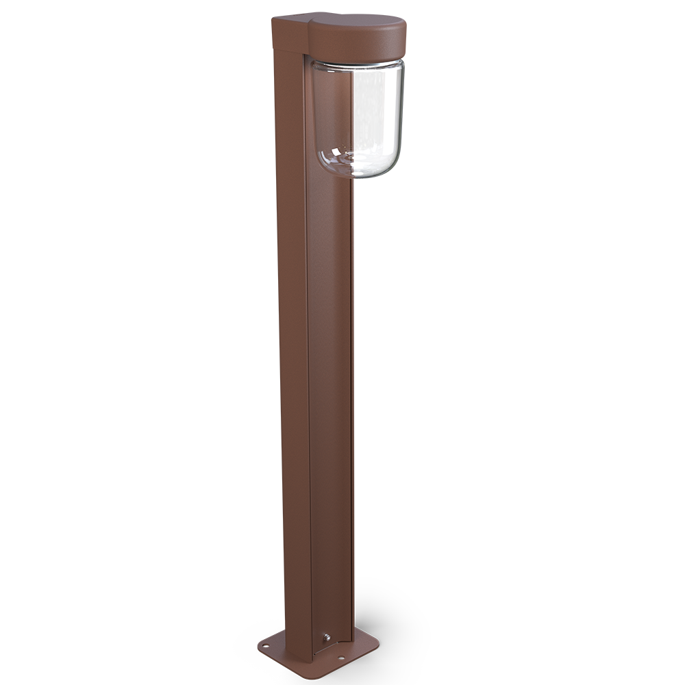 Belid, Moon pollare IP44 roststruktur LED