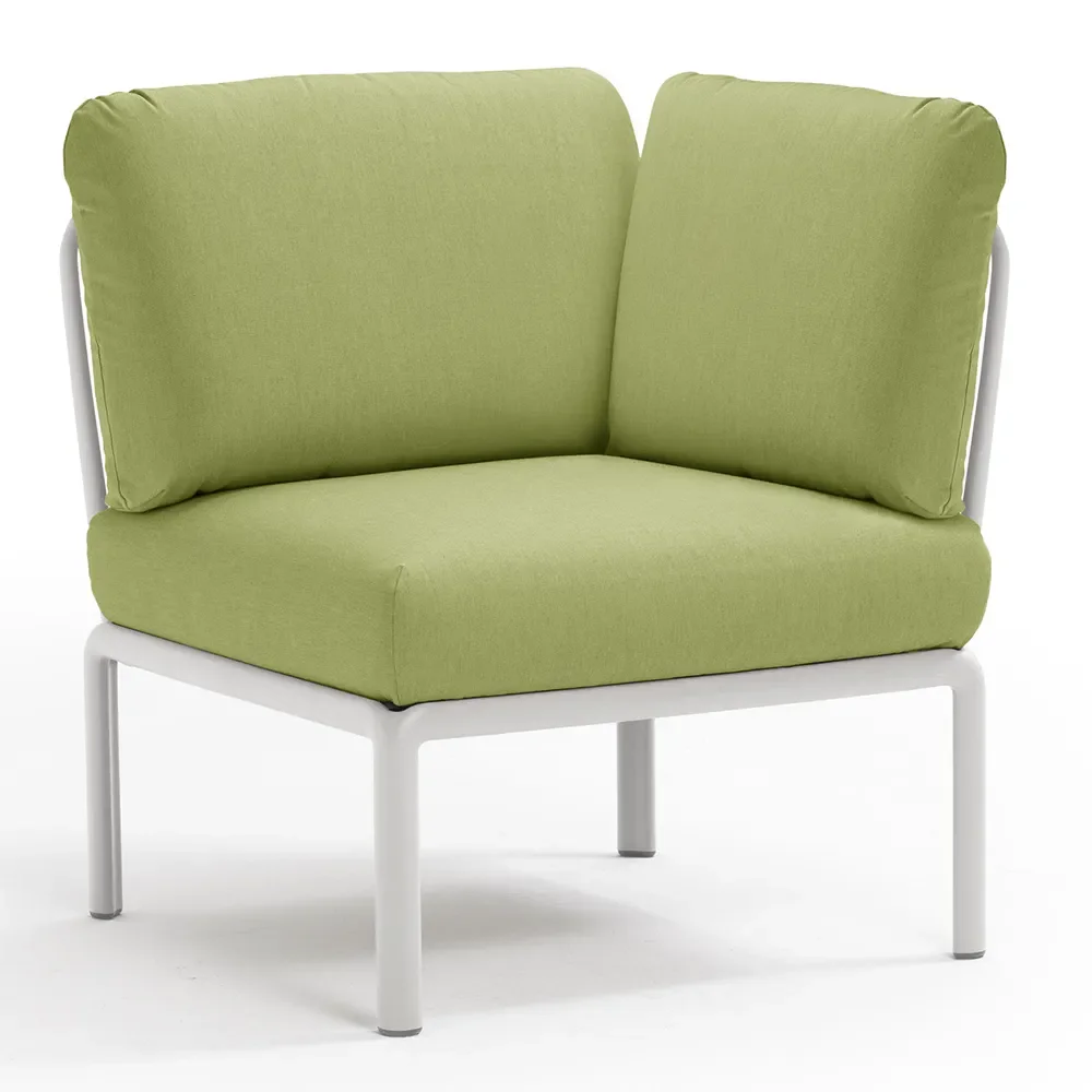 Nardi, Komodo hörndel White - Avocado Sunbrella