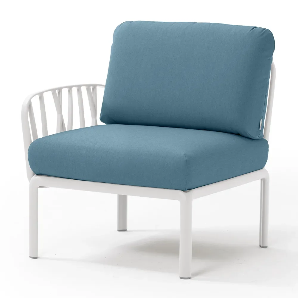 Nardi, Komodo avslutsdel White - Adriatic Sunbrella